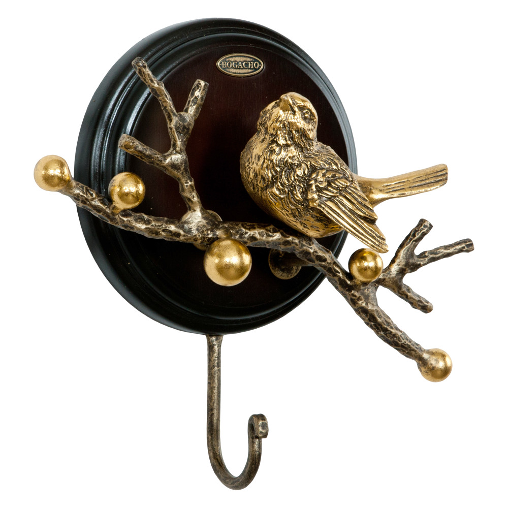 25004 Настенный крючок Терра Орех BOGACHO 4627163961755