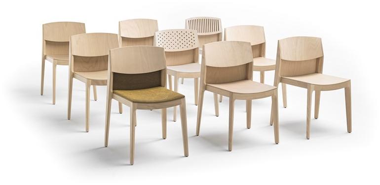 Capdell Штабелируемый деревянный стул Isa 140p - Вид №3