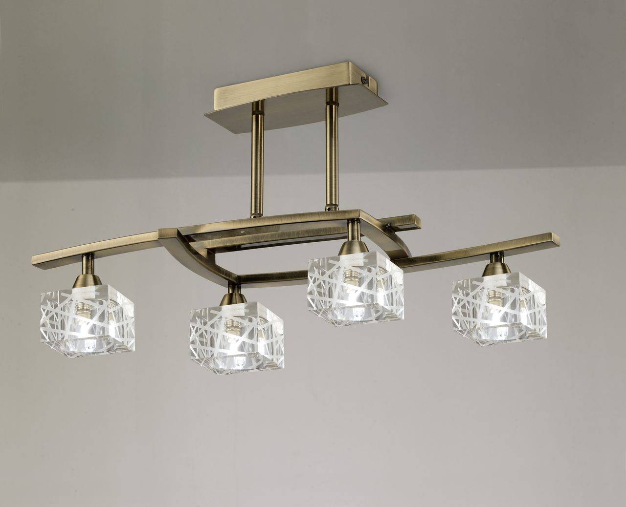 Потолочная люстра Mantra Zen 1430 MANTRA ДИЗАЙНЕРСКИЕ, ZEN 058208 Бронза  - Вид №1