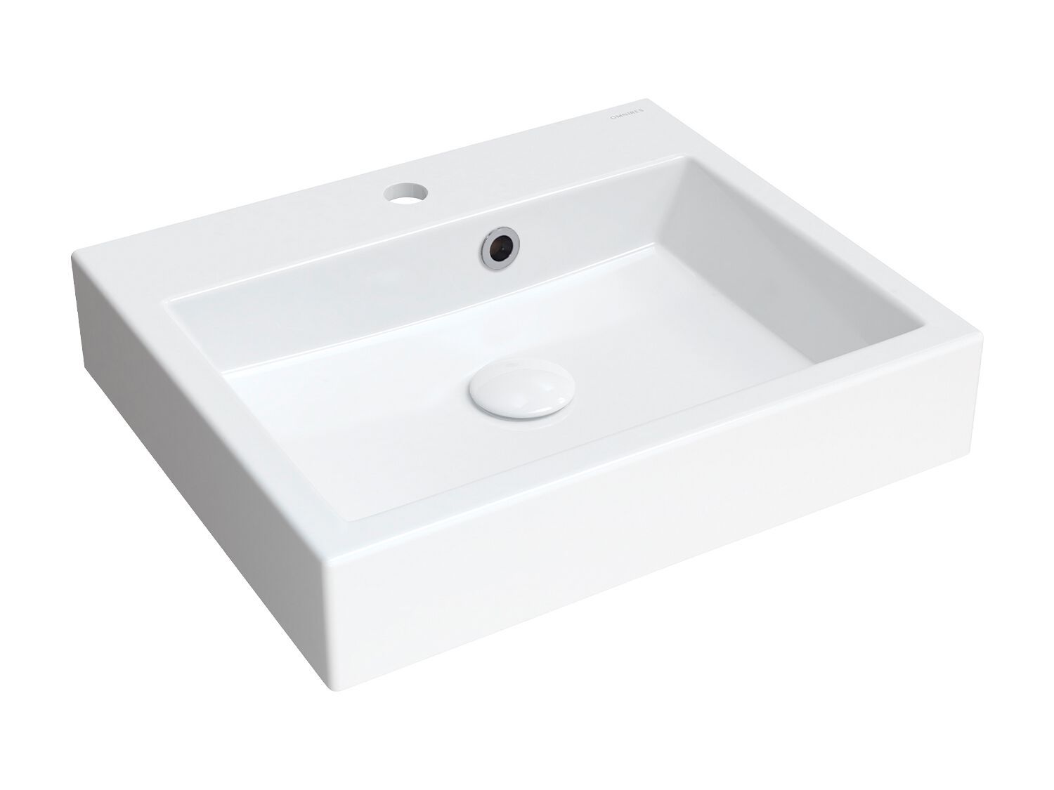 Подвесная раковина / столешница из композитного материала с переливом OMNIRES Thasos M+ ARCH-00033971 - Вид №1