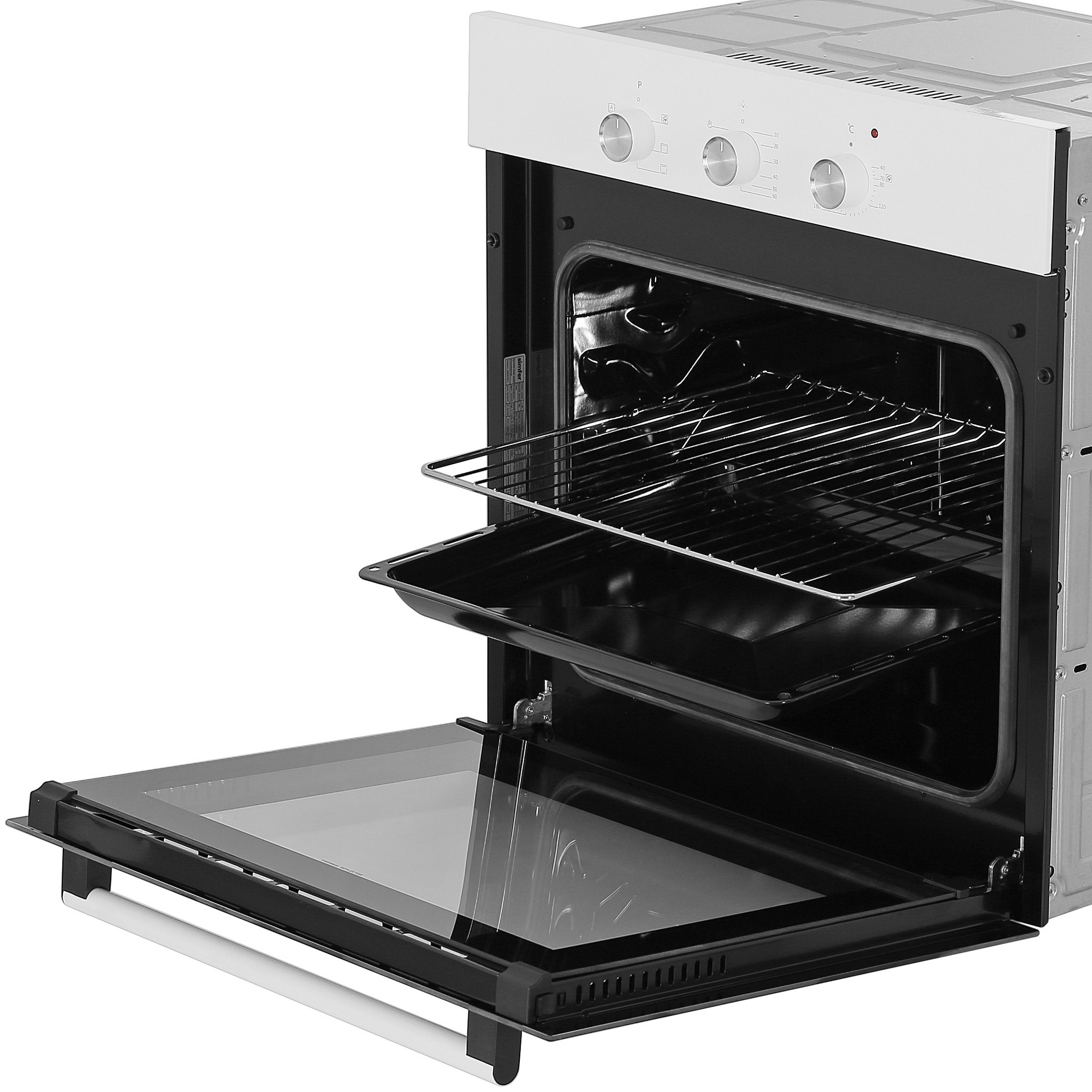 1115468 Электрический духовой шкаф Simfer B6EW16011 белый STDN-0001731 - Вид №6
