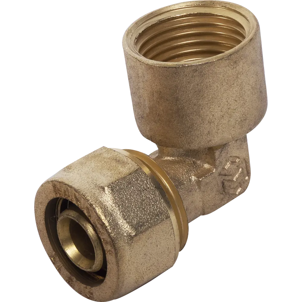 Угол обжимной Minkor внутренняя резьба 16х1/2" мм латунь 13594346 STLM-2193662 