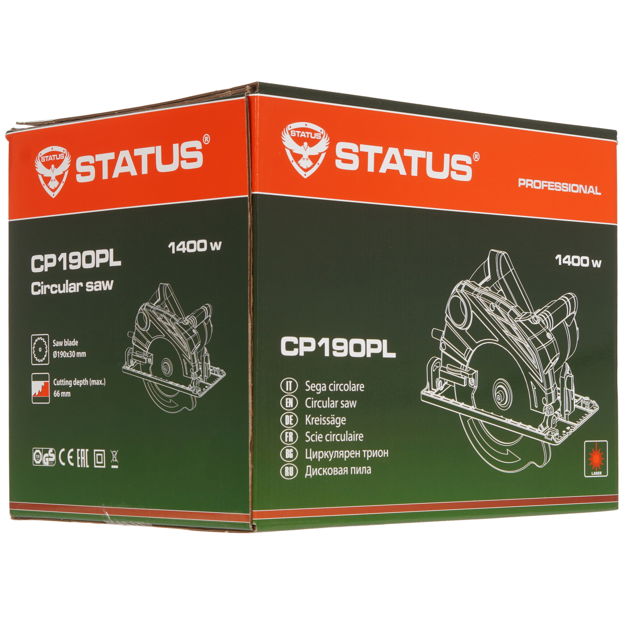 Пила дисковая STATUS CP190PL 5499298 STDN-0075132 - Вид №9