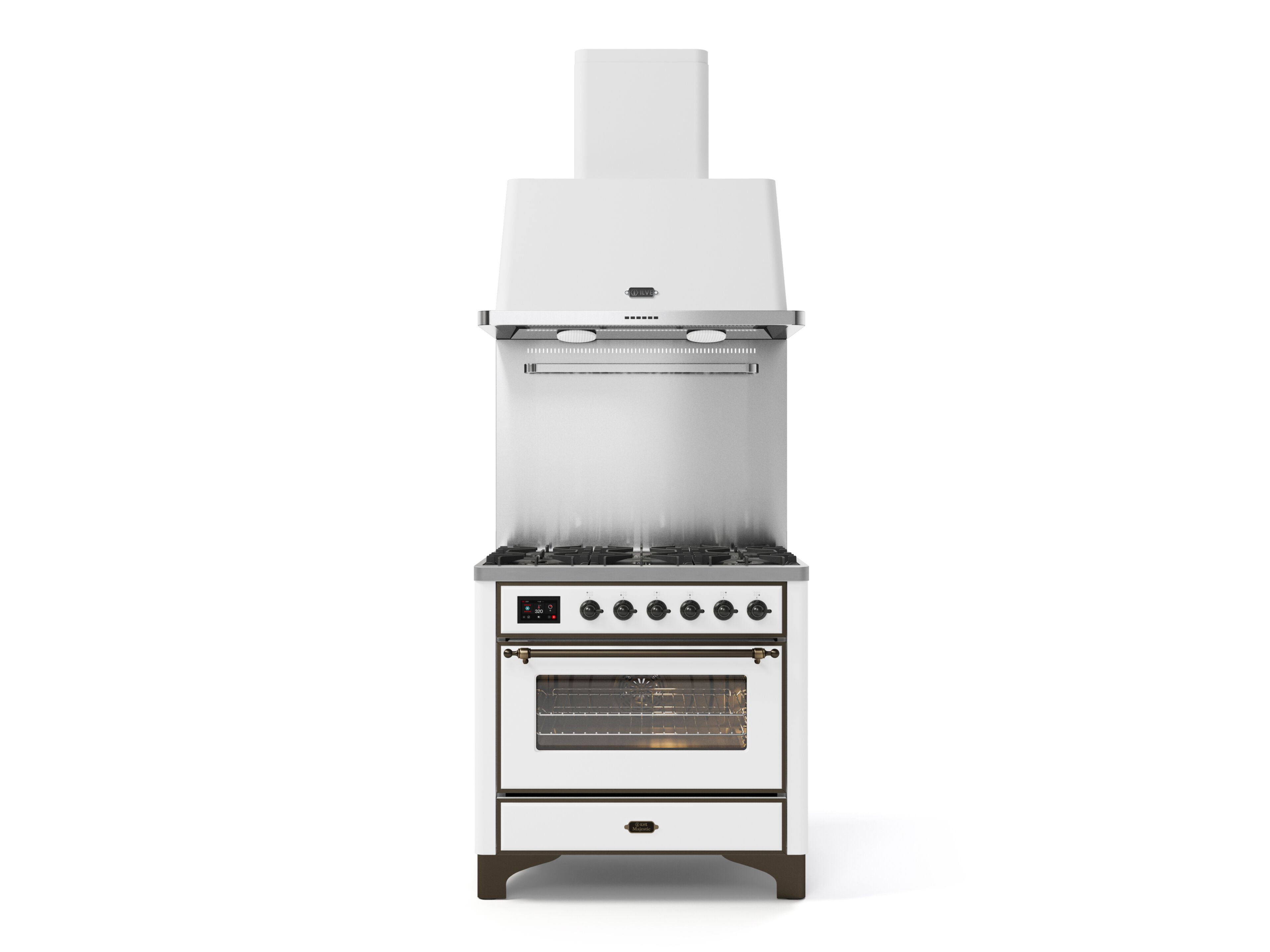 Отдельно стоящая кухня из нержавеющей стали Ilve Majestic ARCH-00039320 - Вид №1