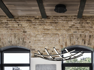 108979 Подвесной светильник 78Ø черный DIM Schuller Trama II