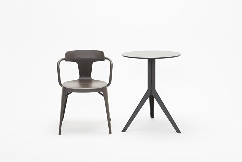 Tolix Штабелируемый стул из нержавеющей стали с подлокотниками sun-id-1450628 - Вид №4