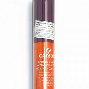 200992658 Гофрокартон в рулоне 314 г/м2 50 х 70 см №11 фиолетовый Canson