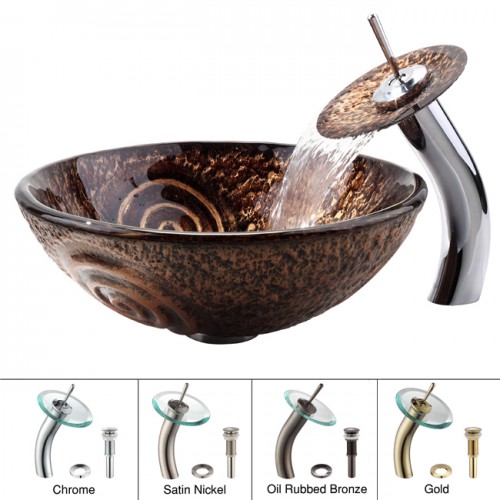 C-GV650-19mm-KGW1700 Накладная раковина на столешницу  прямоугольная Krausru  - Вид №3