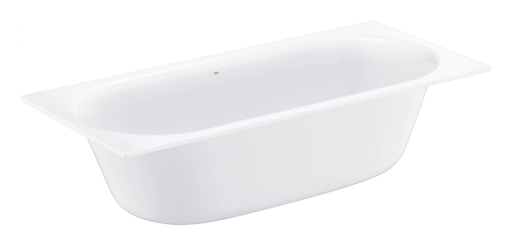 Ванна GROHE Essence, встраиваемая с противоскользящим покрытием, 180 х 80 х 45 см, альпин-белый (39619000)