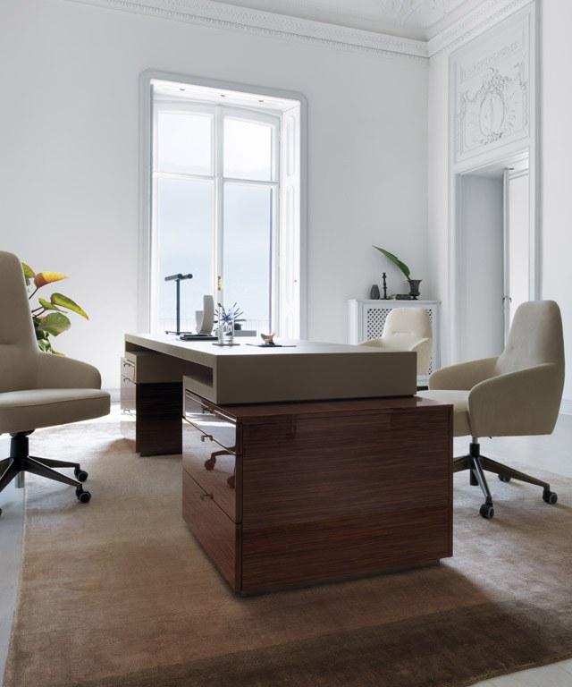 OAK Рабочий стол из розового дерева с ящиками Milano collection Sc7000 - Вид №2