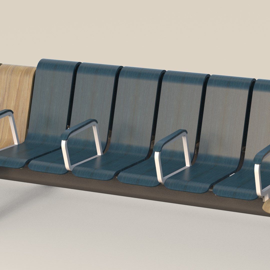 Модульная скамья для медицинских учреждений Green Furniture Concept Ascent ARCH-00118151 - Вид №7