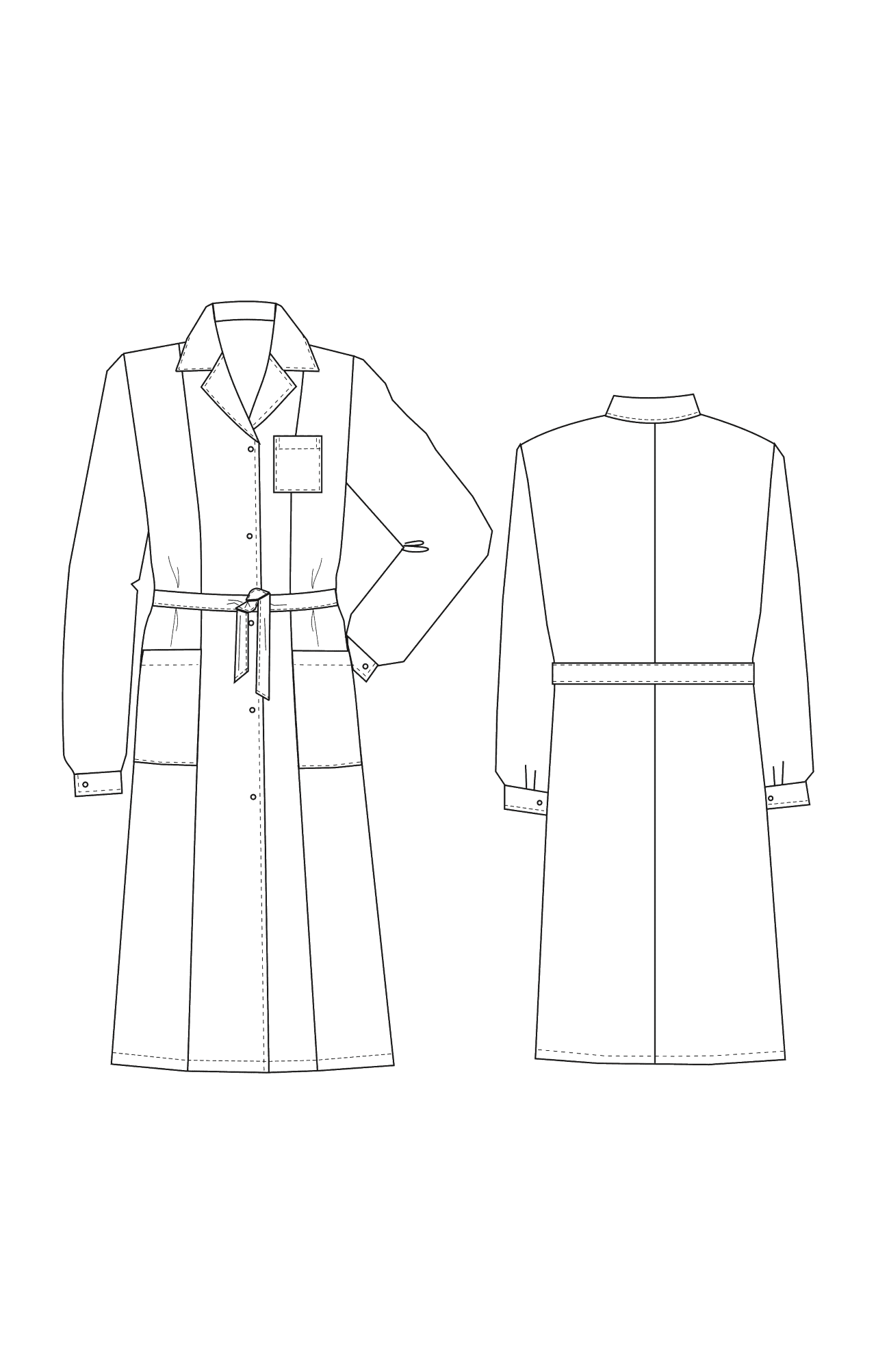 63271 Халат "Золушка" бирюза  Одежда для обслуживающего персонала  размер 58/158-164 Спецодежда  - Вид №3