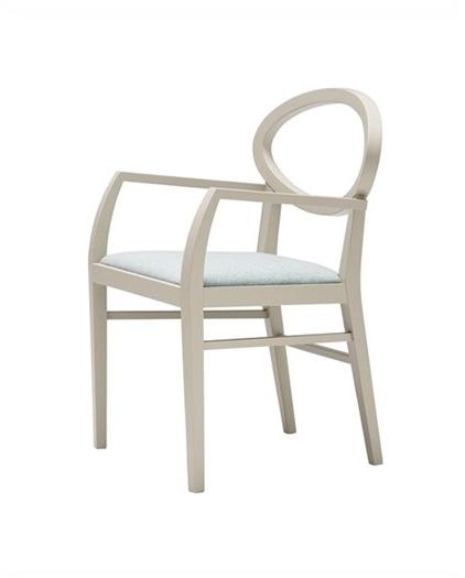 Andreu World Стул Medallion из бука со встроенной подушкой Zarina So1710 - Вид №1