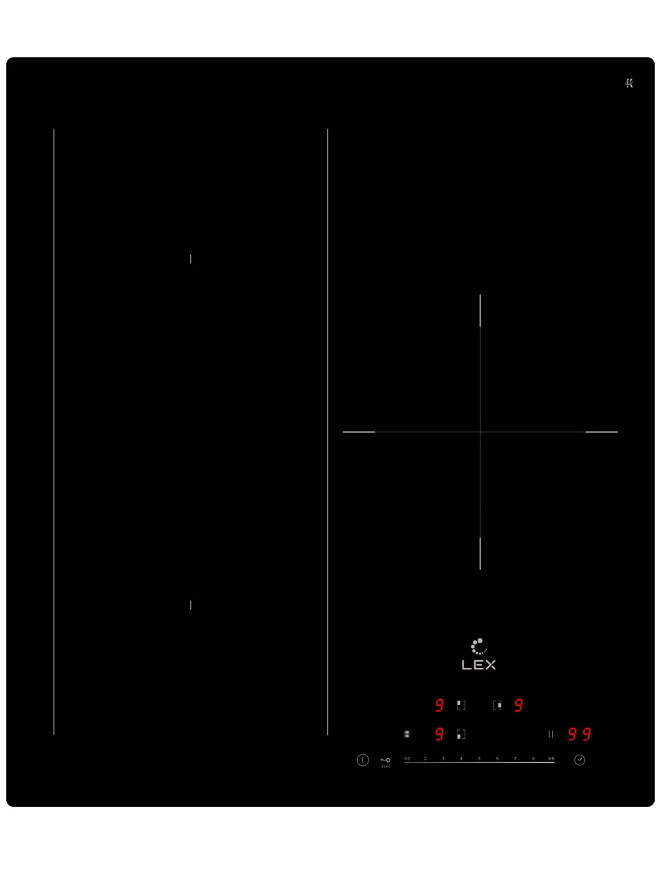 9101422 Индукционная варочная поверхность LEX EVI 431A BL STDN-0089744