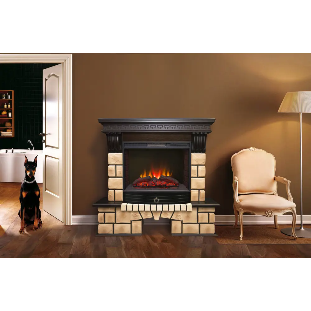 Каминокомплект Stone Brick FS25/25.5 REALFLAME STLM-2022149 - Вид №6