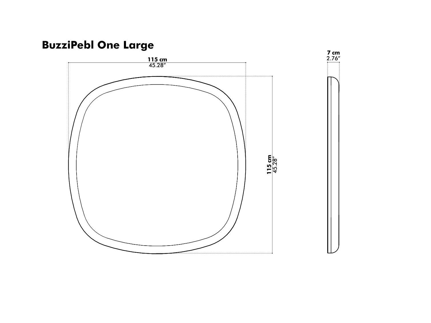 Ткань акустическая панель BuzziSpace BuzziPebl ARCH-00111725 - Вид №13