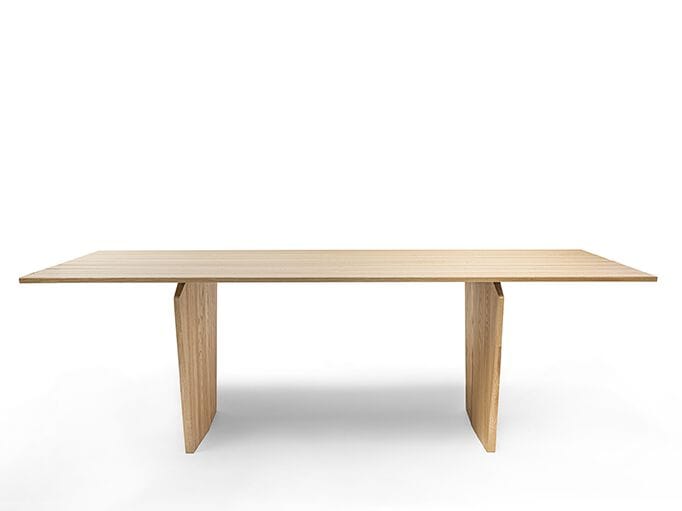 Прямоугольный стол из массива дерева Riva 1920 NAVALIA ARCH-00021793