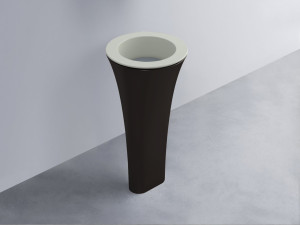 AMLA45-PM+AMPILT-BR+AMCOLT-LV Раковина Amedeo Tondo отдельностоящая cielo Enjoy + Amedeo