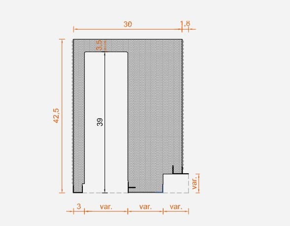 Мусорный контейнер для франжизола INCOVAR ECLISS ARCH-00005058