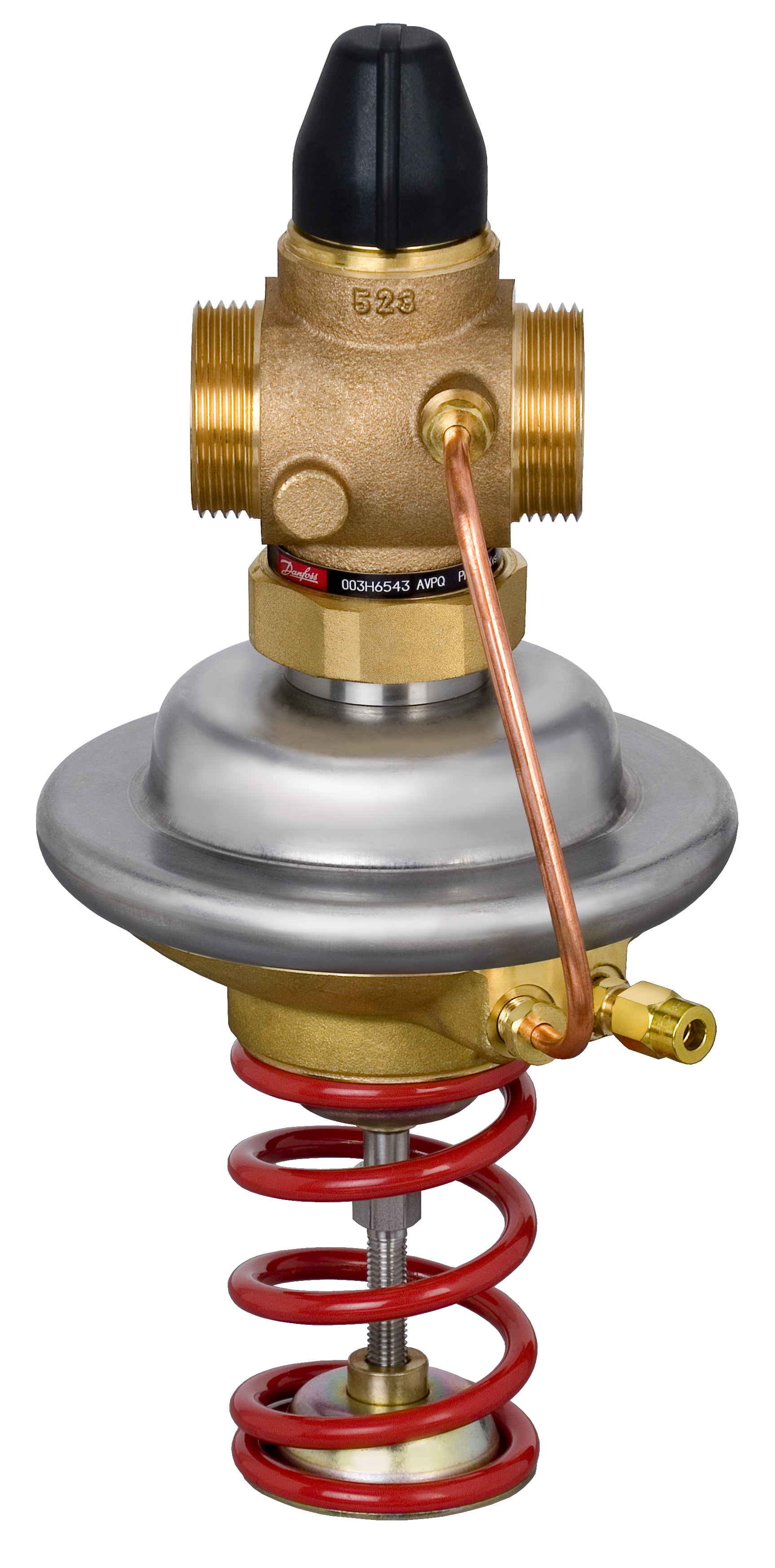 Danfoss Регулятор перепада давления AVPQ для монтажа на обратном трубопроводе РПД AVPQ PN25 15/4/0,3-2/0,2/рез./обр 003H6541  - Вид №16