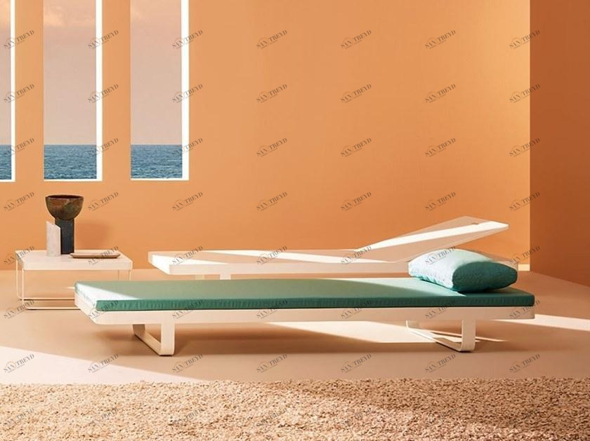 Terraforma Откидной алюминиевый садовый шезлонг Makemake Mkle217al/1 - mkle217al/2