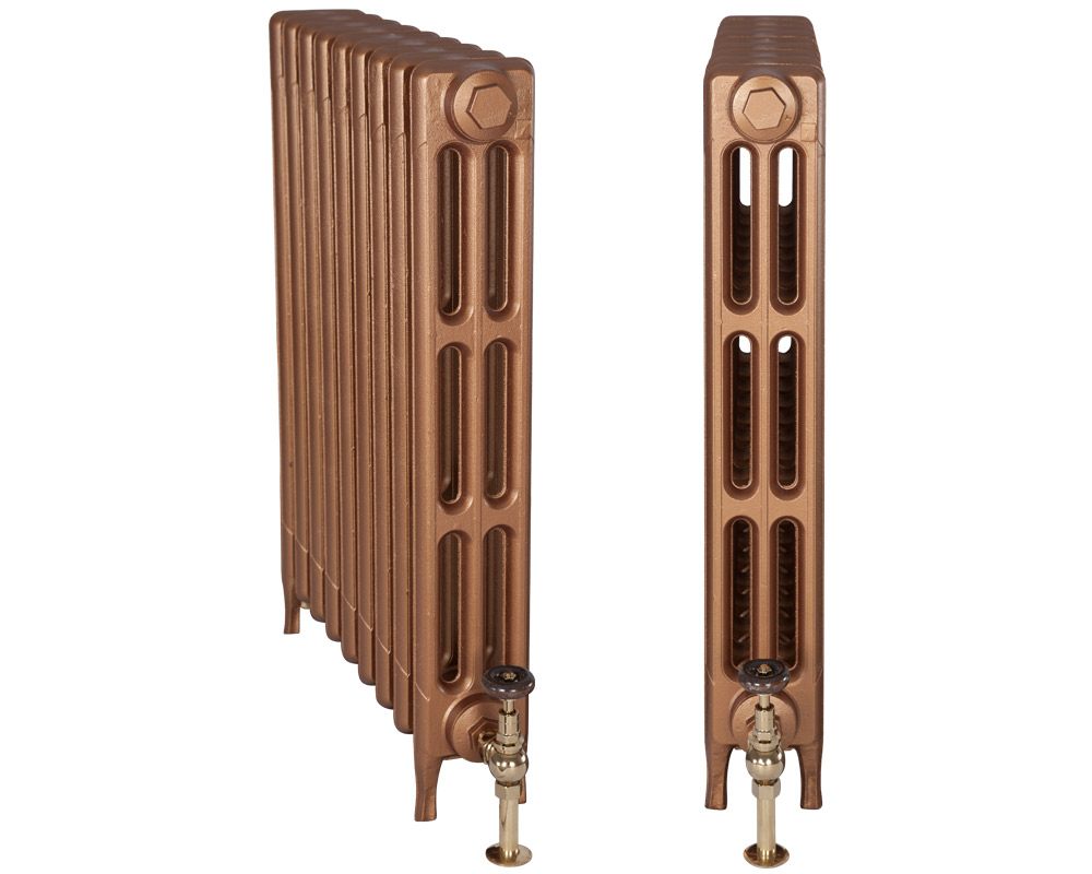 TCR022/023 Чугунный радиатор с 3 колонками в викторианском стиле Сarronheating  - Вид №5