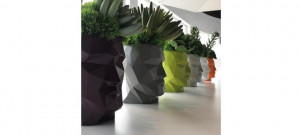 066075 Кашпо Nano матовое фисташковое Vondom Adan