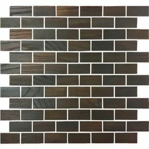 Мозаика и 3D панели из дерева Tarsi Кирпич 2t2 Термоясень Селект (Гладкая) 331х331 мм.