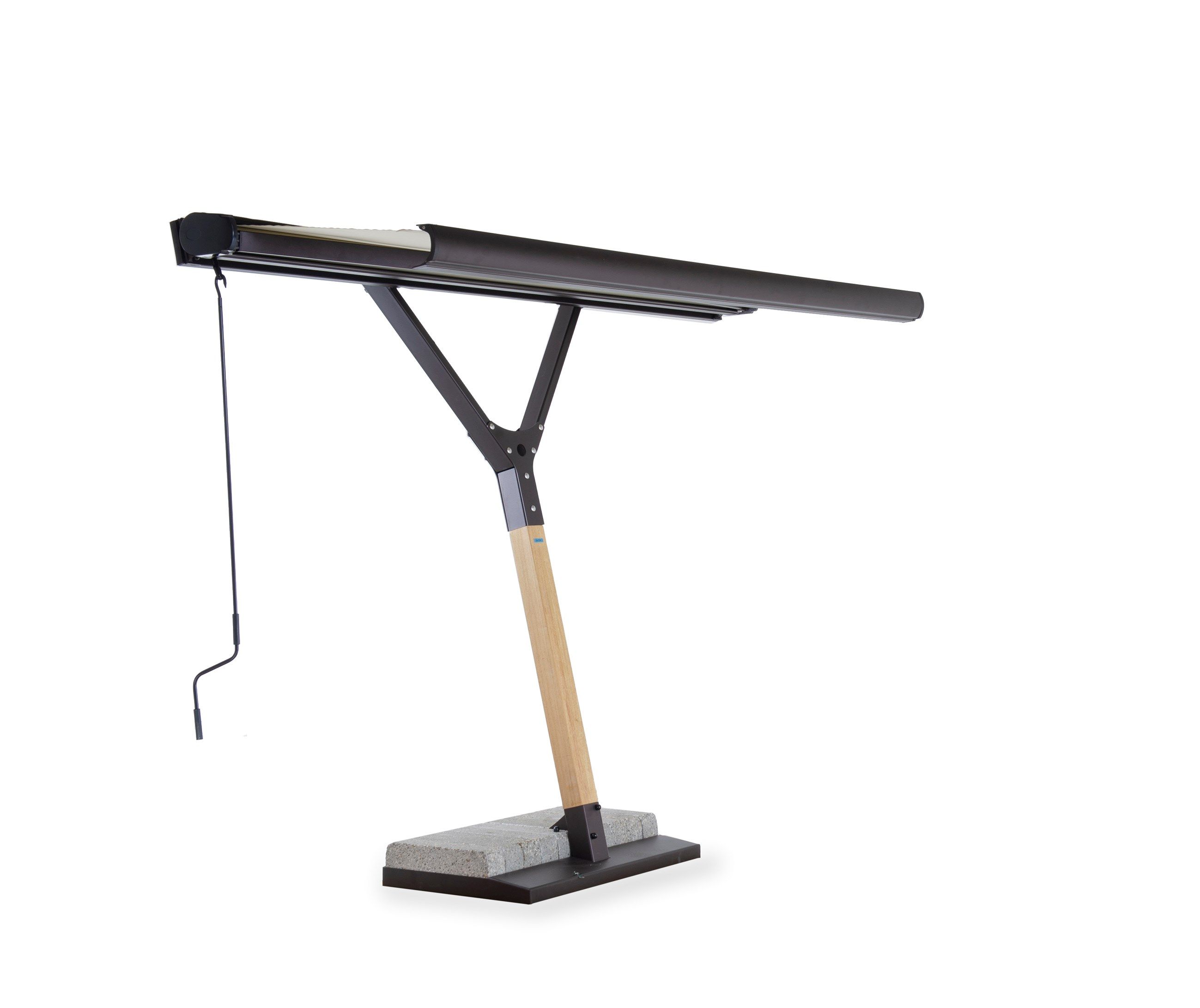 Прямоугольный зонтик из оцинкованной стали и ироко Unopiù Саленто ARCH-00057561 - Вид №6