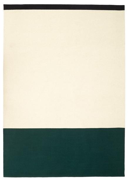 valerie_objects Прямоугольный коврик ручной работы из шерсти в полоску  V7017001l/m/s  - Вид №1