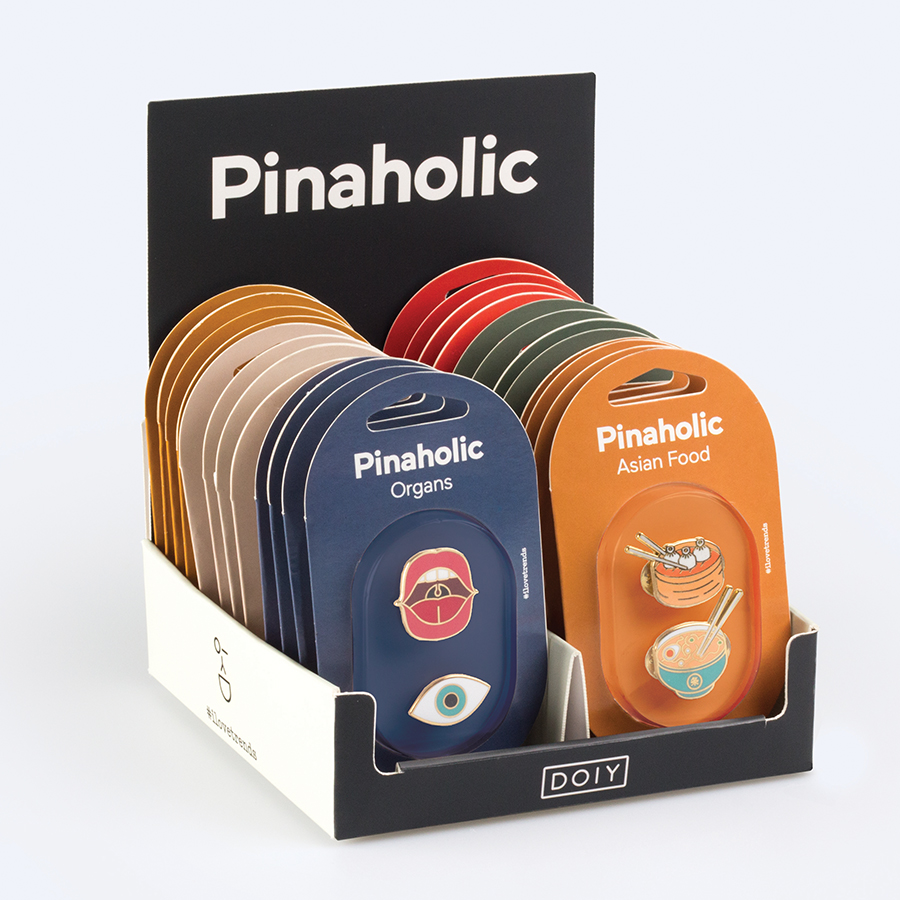 DYPINSASF Набор из 2-х металлических булавок pinaholic asian food Doiy  - Вид №5