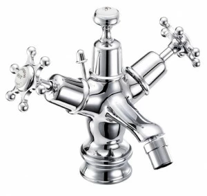 Смеситель для биде на 1 отверстие Regent, с донным клапаном [BIR13] Regent Burlington T15-QT, T3, T4B