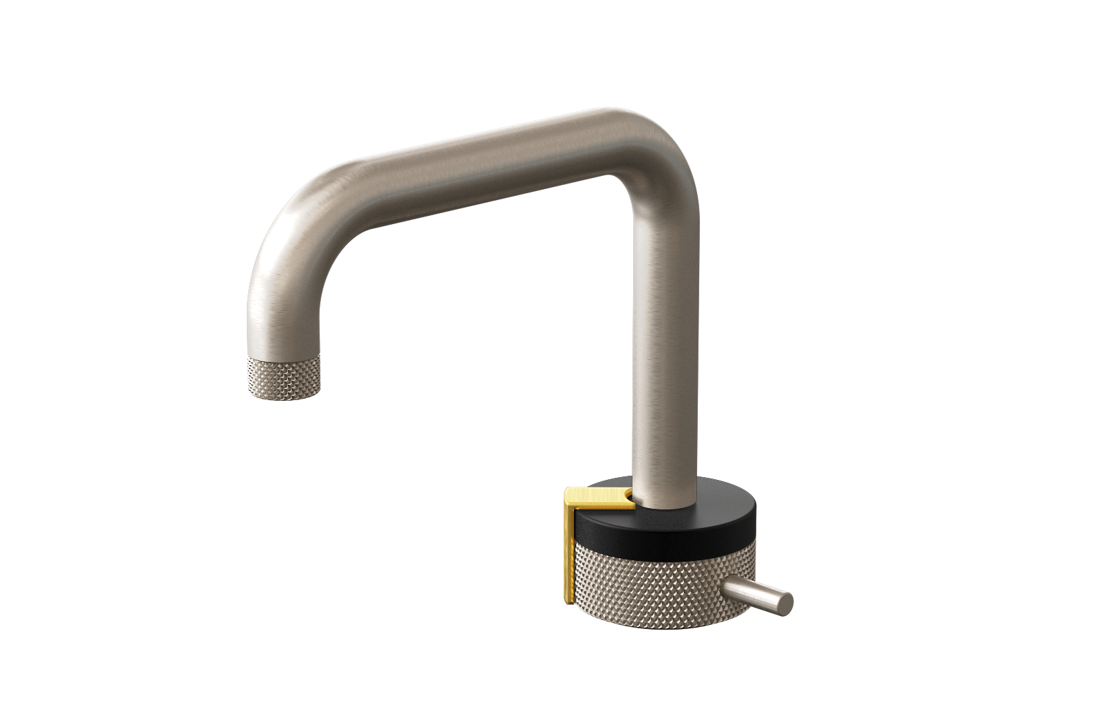 E-11500-R1MBK-L2BAU-SN Однорычажный прогрессивный смеситель для раковины - излив 15,3см GRAFF MOD+