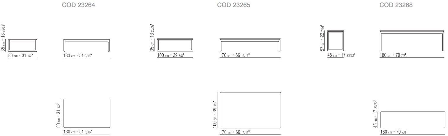 Flexform Прямоугольный деревянный журнальный столик с мраморной столешницей Brig sun-id-1412513 - Вид №3