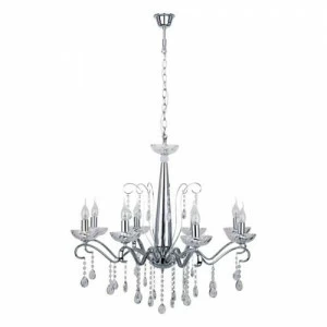 Дизайнерская подвесная люстра Spot Light Alessa 9014828 хром SPOT LIGHT ДИЗАЙНЕРСКИЕ, ALESSA 108162 Хром