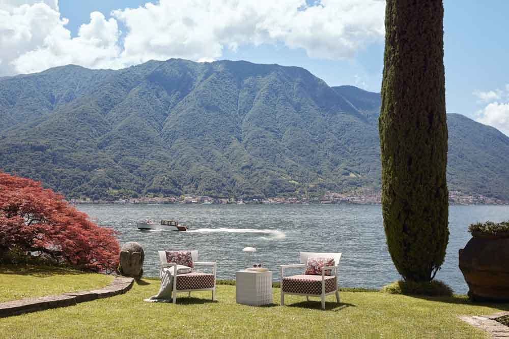 Съемное садовое кресло из поликарбоната и ткани с подлокотниками Kartell CARA LIBERTY ARCH-00029641 - Вид №1