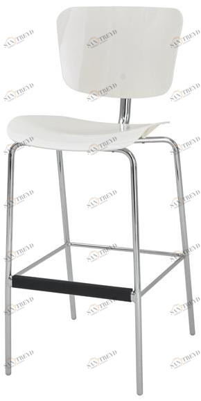 Segis Высокий табурет из поликарбоната со спинкой Slide sun-id-1488206