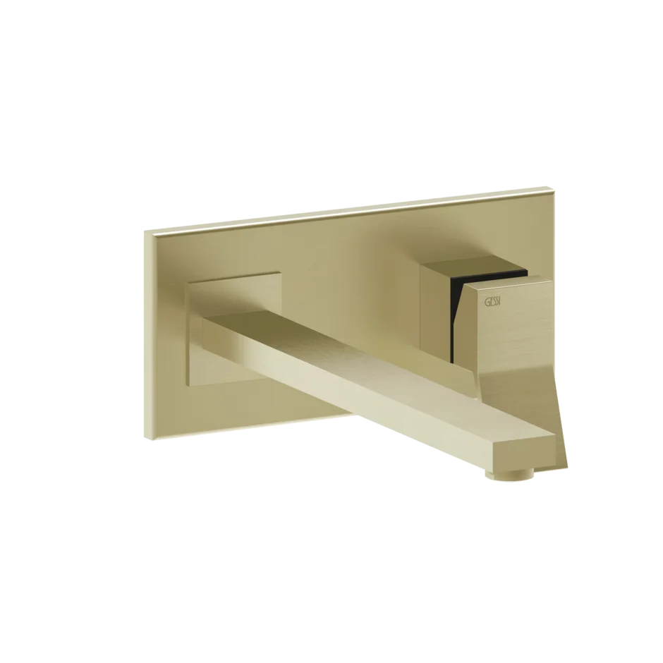 Смеситель для умывальника 53090 727 Gessi Rettangolo k ЛАТУНЬ МАТОВАЯ PVD 53090727