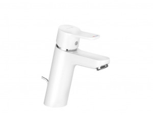 372909165 однорычажный смеситель на умывальник 100 DN 15 KLUDI PURE&EASY белый/хром