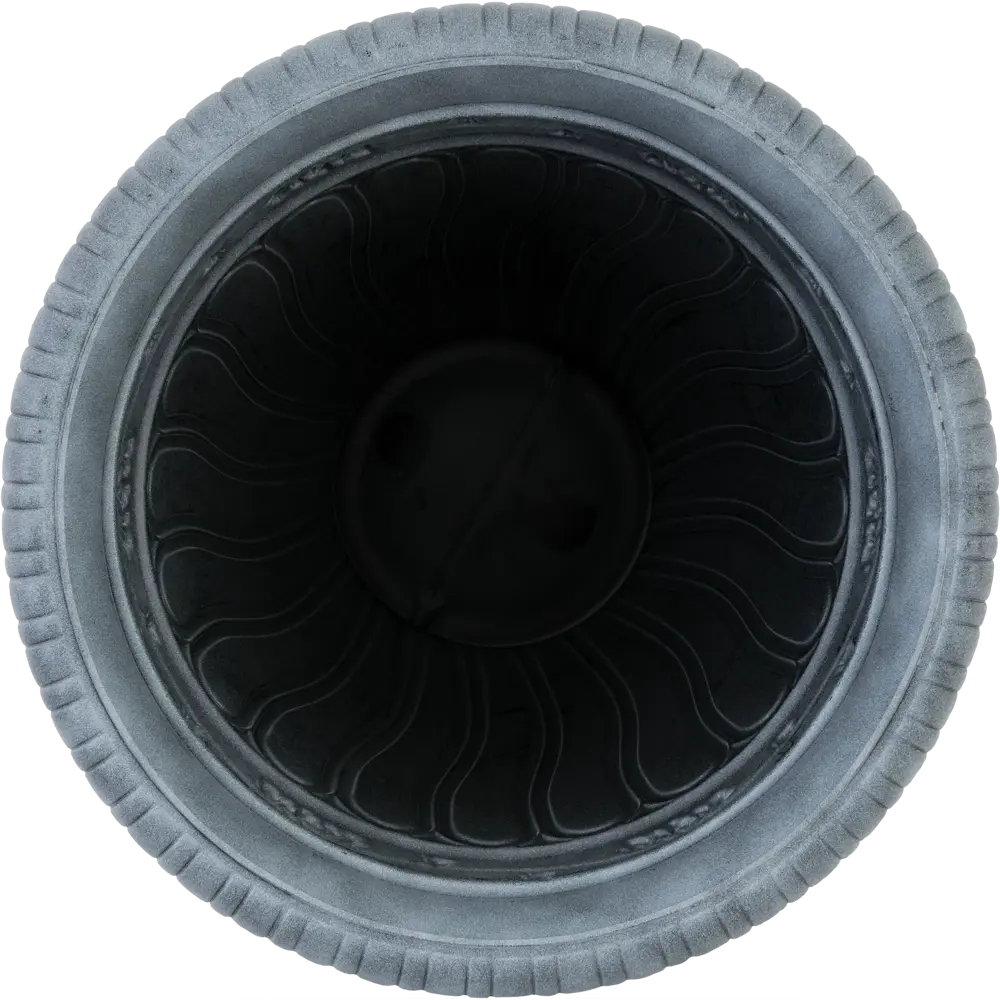 Горшок-кашпо цветочный Тек.А.Тек Grapes ø62 h58 см v70 л пластик графит Грейпс STLM-2200521 - Вид №1