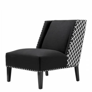 Стул Columbia от Eichholtz Чёрный EICHHOLTZ ДИЗАЙНЕРСКИЕ, EICHHOLTZ 062245 Черный