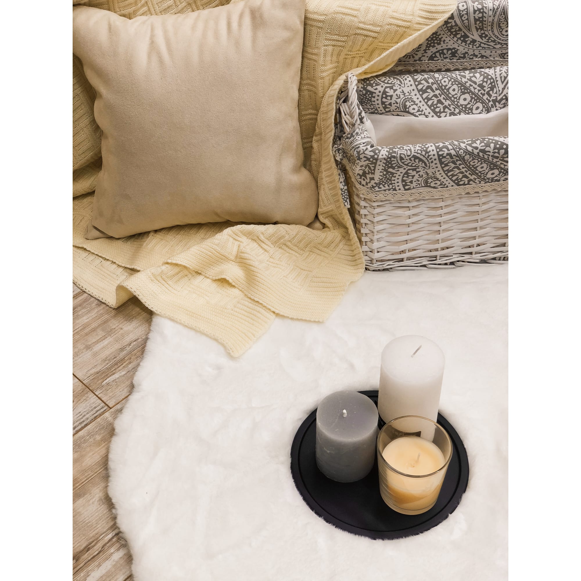 81979450 Шкура искусственная цвет белый 55х80 см Santreyd  - Вид №4