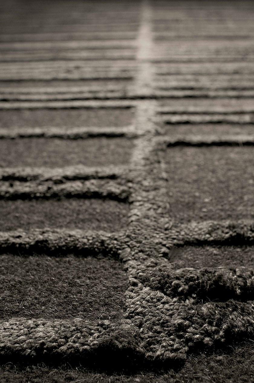 Warli Шерстяной коврик ручной работы с рисунком на заказ Dhurries sun-id-1437086 - Вид №2