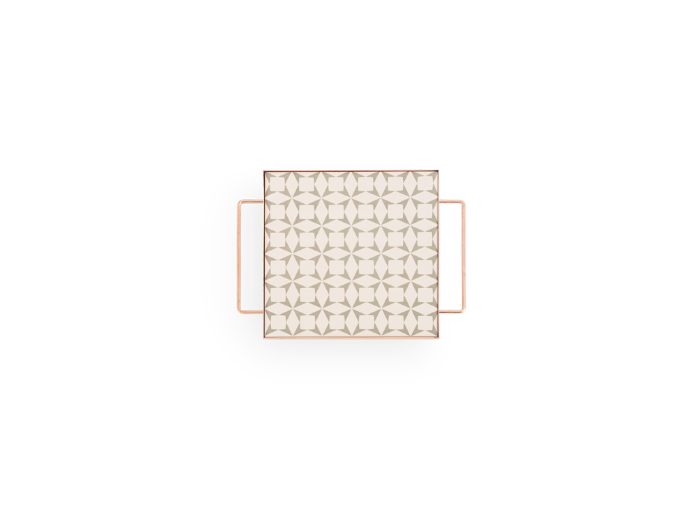 100556 Поднос квадратный Grey 20x20 GAN Mix & Match  - Вид №2