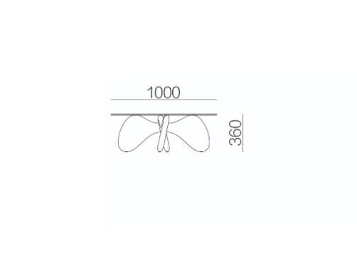 Стеклянный круглый журнальный столик HC28 maison SPHENOID ARCH-00123315 - Вид №2