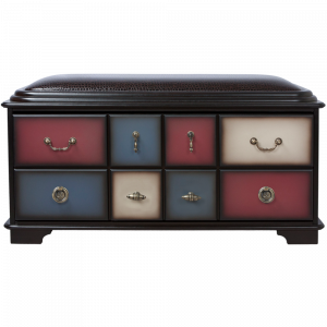 11532 Банкетка с ящиком Пандора 2 Орех Mix BOGACHO