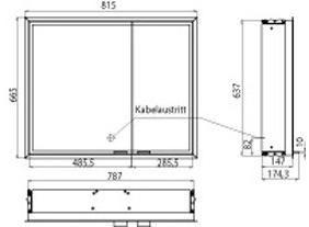 Emco Bad Зеркало с подвесным контейнером для ванной Prestige sun-id-1380409 - Вид №20