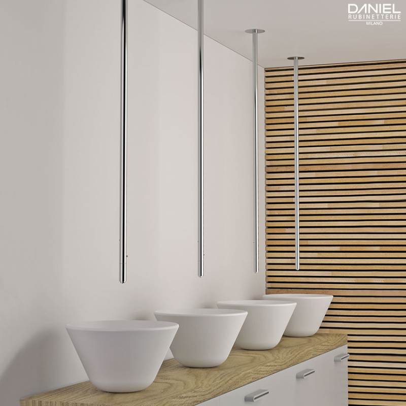 SL20703XLC Смеситель для раковины DANIEL RUBINETTERIE Colonne a soffitto - Вид №3