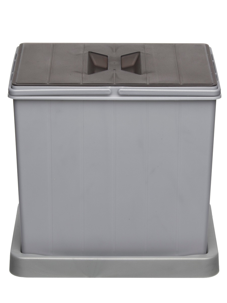 Система сортировки мусора Tau 16 Metallic Grey NAVAKO 10051 - Вид №1