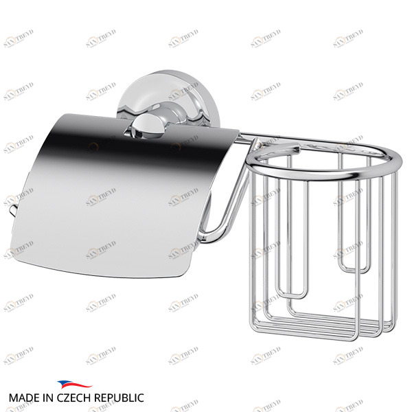 Держатель туалетной бумаги с крышкой и освежителя Ellux ELEGANCE ELE 069 sun-id-561346